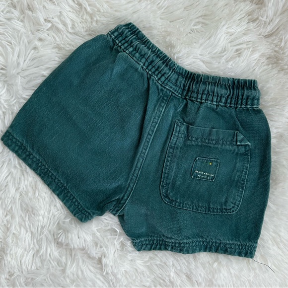 Zara Denim Pull On Elastic Waist Baby Shorts - Picture 2 of 3
